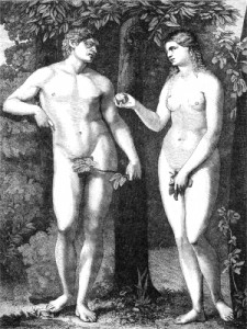 Adam and Eve in Fall of Man
